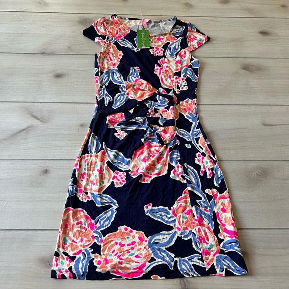 Lilly Pulitzer Dresses & Skirts - NWT Lilly Pulitzer Bright Navy Pom Poms Kyra Dress